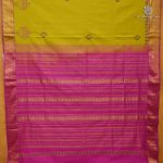 Semi Silk Cotton Printed Sarees – Mustard Yellow SASPC38274 - Image 3