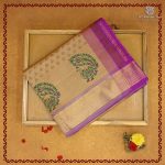 Semi Silk Cotton Printed Sarees – Dark Beige SASPC38278