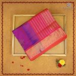 Semi Silk Cotton Printed Sarees – Dual Shade Electric Purple SASPC38279