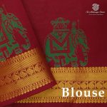 Semi Silk Cotton Printed Sarees – Dark Beige SASPC38280 - Image 2