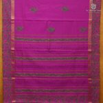 Semi Silk Cotton Printed Sarees – Majenta SASPC38302 - Image 3