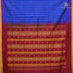 Semi Silk Cotton Sarees – Dark Royal Blue SASPC38304 - Image 3