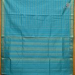 Semi Silk Cotton Sarees – Aqua Blue SASPC38307 - Image 3
