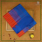 Semi Silk Cotton Sarees – Red Orange SASPC38308