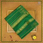 Semi Silk Cotton Sarees – Forest Green SASPC38309