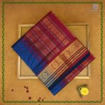 Semi Silk Cotton Sarees – Dark Peacock Blue SASPC38310