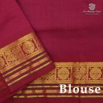 Semi Silk Cotton Sarees – Dark Peacock Blue SASPC38310 - Image 2