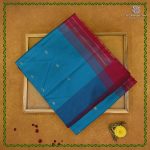 Semi Silk Cotton Sarees – Cerulean Blue SASPC38312