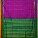 Semi Silk Cotton Sarees – Dark Majenta SASPC38317 - Image 3