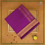 Semi Silk Cotton Sarees – Dark Majenta SASPC38320