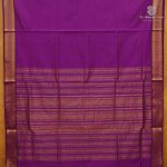 Semi Silk Cotton Sarees – Dark Majenta SASPC38320 - Image 3