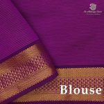 Semi Silk Cotton Sarees – Dark Majenta SASPC38320 - Image 2