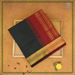 Semi Silk Cotton Sarees – Bottle Green SASPC38321