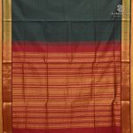 Semi Silk Cotton Sarees – Bottle Green SASPC38321 - Image 3
