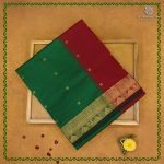 Semi Silk Cotton Sarees – Dark Green SASPC38324