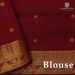 Semi Silk Cotton Sarees – Dark Green SASPC38324 - Image 2