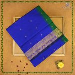 Semi Silk Cotton Sarees – Dark Navy Blue SASPC38326