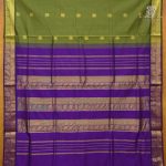 Semi Silk Cotton Sarees – Light Mehandi Green SASPC38331 - Image 3