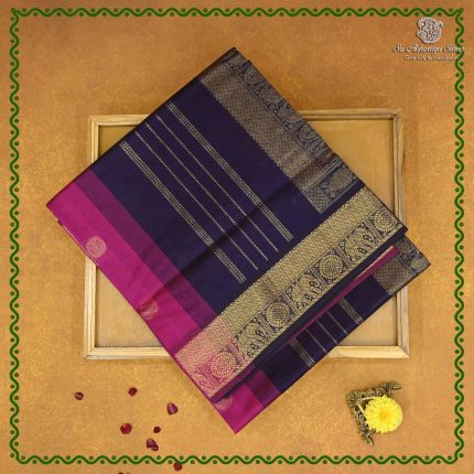 Semi Silk Cotton Sarees – Rani Pink SASPC38332