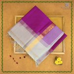Silk Cotton Sarees Simple – Vivid Purple SAS0038335