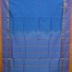 Silk Cotton Sarees Simple – Dual Shade Blue SAS0038336 - Image 3