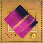 Silk Cotton Sarees Simple – Dark Jamun SAS0038337