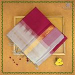 Silk Cotton Sarees Simple – Burgundy SAS0038339