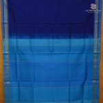Silk Cotton Sarees Simple – MS Blue SAS0038342 - Image 3
