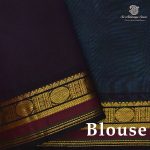 Silk Cotton Sarees Simple – Aqua Blue SAS0038348 - Image 2