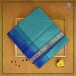 Silk Cotton Sarees Simple – Turquoise SAS0038351