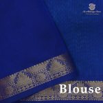 Silk Cotton Sarees Simple – Turquoise SAS0038351 - Image 2