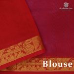 Silk Cotton Sarees Simple – Purple Blue SAS0038355 - Image 2