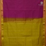 Silk Cotton Sarees Simple – Tyrian Purple SAS0038356 - Image 3