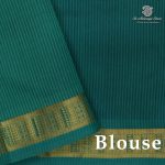 Silk Cotton Sarees Simple – Dark Indigo SAS0038357 - Image 2