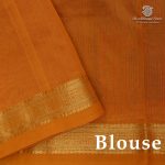 Silk Cotton Sarees Simple – Dark Purple SAS0038360 - Image 2