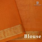 Silk Cotton Sarees Simple – Cream SAS0038361 - Image 2