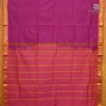 Silk Cotton Sarees Simple – Tyrian Purple SAS0038363 - Image 3