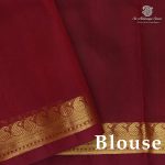 Silk Cotton Sarees Simple – Seaweed Green SAS0038364 - Image 2
