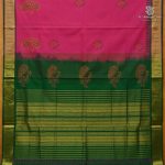 Silk Cotton Printed Sarees – Dark Pink SASSC0038375 - Image 3