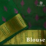 Silk Cotton Printed Sarees – Dark Pink SASSC0038375 - Image 2