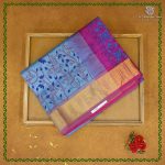 Silk Cotton Printed Sarees – Light Blue SASSC0038376