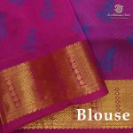 Silk Cotton Printed Sarees – Light Blue SASSC0038376 - Image 2
