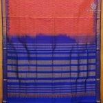 Silk Cotton Printed Sarees – Dual Shade Orange SASSC0038380 - Image 3
