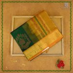 Silk Cotton Printed Sarees – Dark Green SASSC0038411