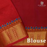 Silk Cotton Printed Sarees – Dark Cerulean Blue SASSC0038412 - Image 2