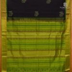 Silk Cotton Printed Sarees – Deep Brown SASSC0038413 - Image 3