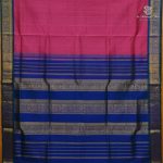 Silk Cotton Sarees Korvai – Dark Tulip Pink SAS0038465 - Image 3