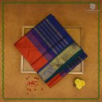 Silk Cotton Sarees Korvai – Rust SAS0038468
