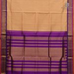 Silk Cotton Sarees Korvai – Light Fawn SAS0038469 - Image 3