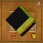 Silk Cotton Sarees Korvai – Black SAS0038471